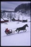 Vermont Winter Reading Sleigh 003